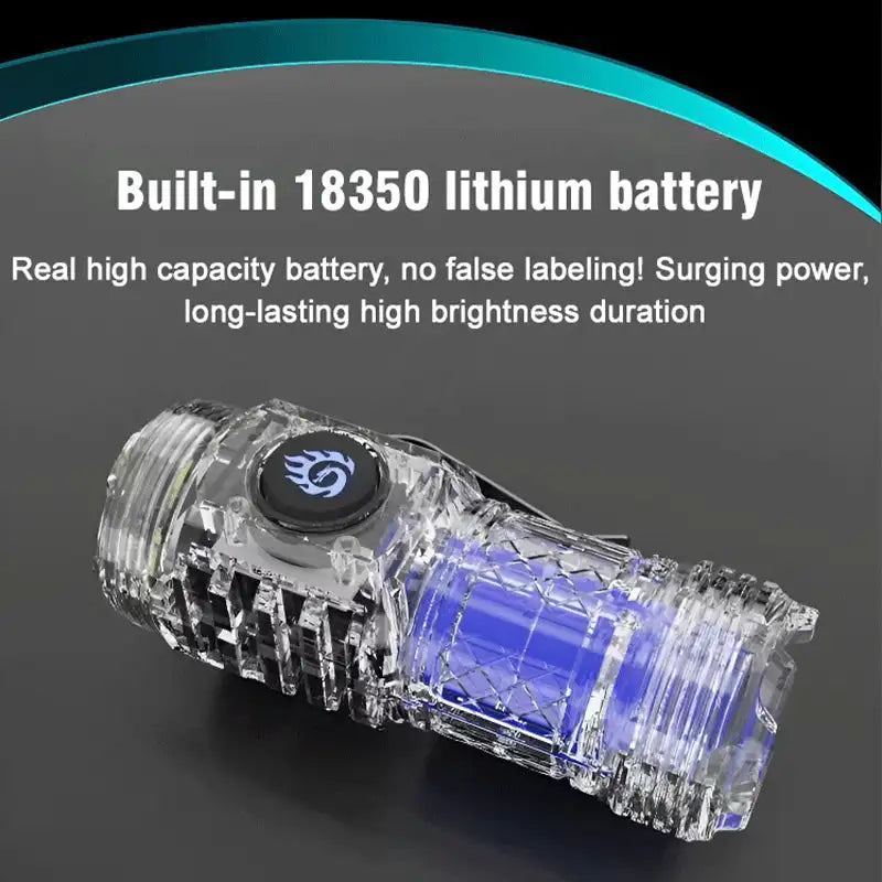 German Three-eyed Monster Mini Flash Super Power Flashlight
