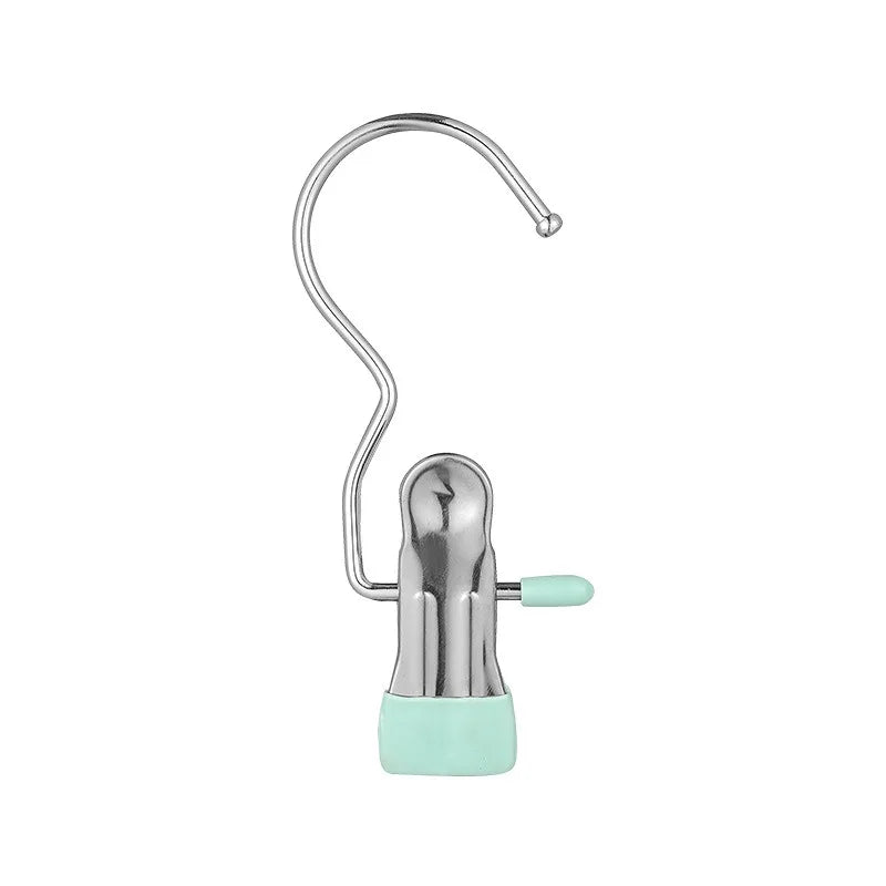 Anti-Rust Clip-Space Saving Clothespin Hook