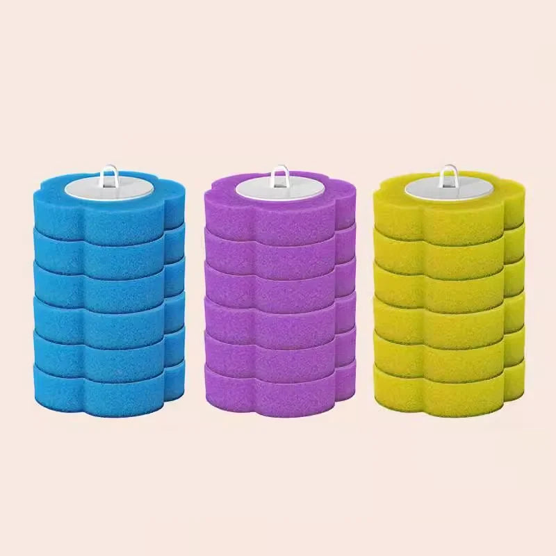 Disposable Replacement Brush Head Toilet Brush Set