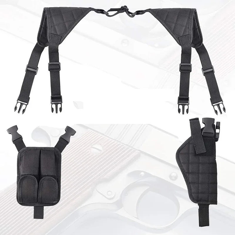 Baldman Shoulder Holster, Double Magazine Pouch