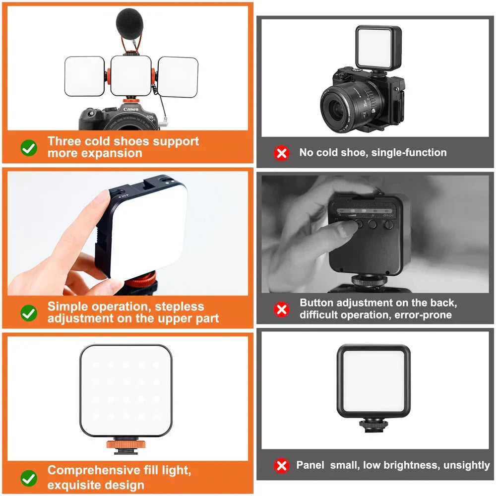 Portable LED Rechargeable Selfie Light