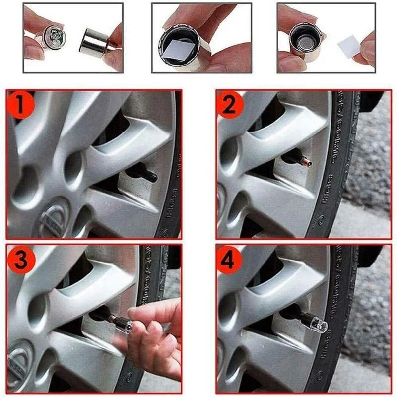 TIRE VALVE CAPS LIGHTS WHEEL LANTERN LIGHTS