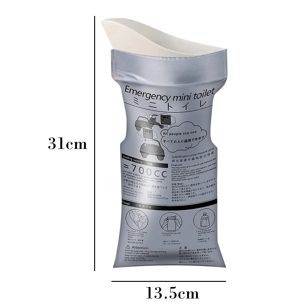 Disposable Portable Car Emergency Urine Bag