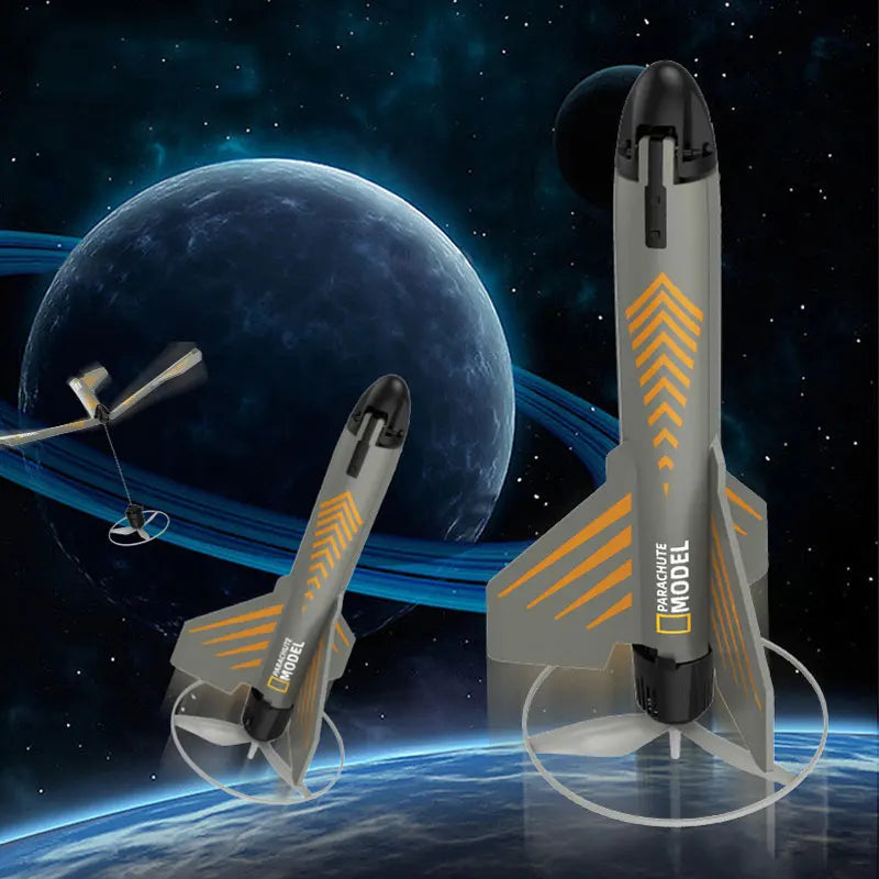 National Geographic Rocket Launcher Space-themed Toy Gifts for Boys and Girls!