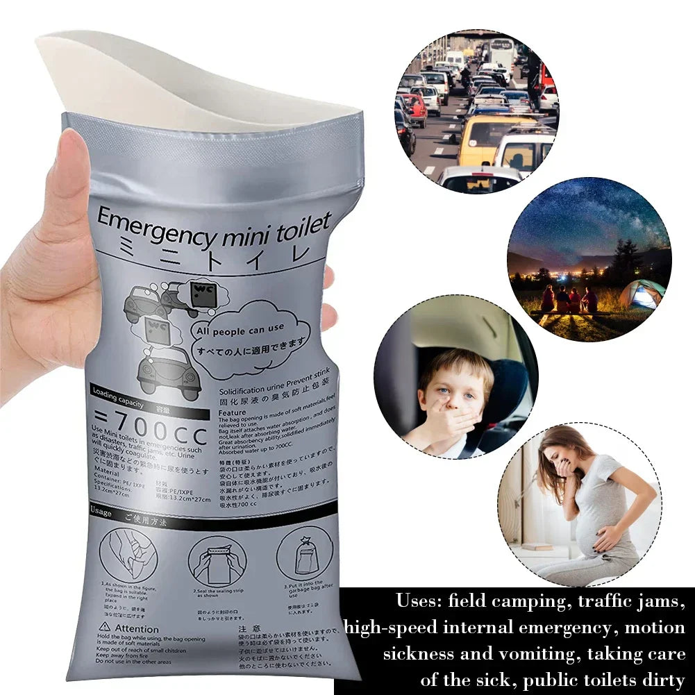 Disposable Portable Car Emergency Urine Bag