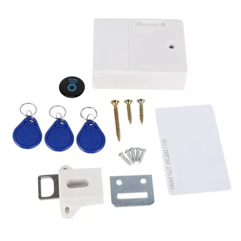 Electronic Cabinet Lock DIY For Wooden Drawer Cabinet