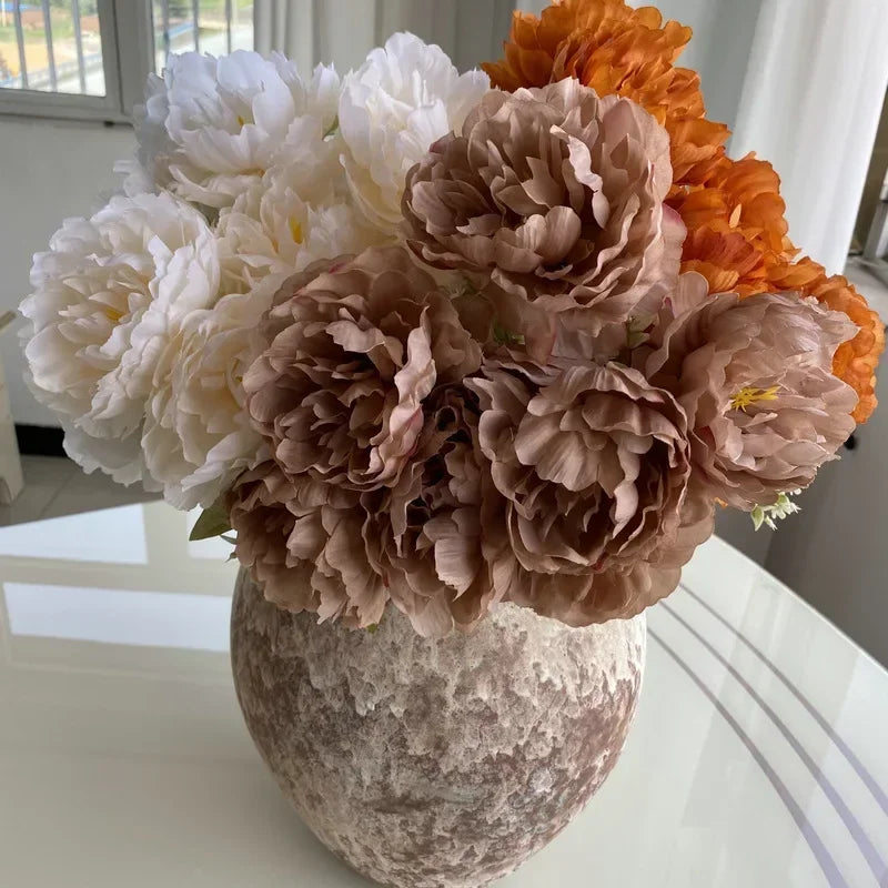 Outdoor Artificial Hydrangea Flowers