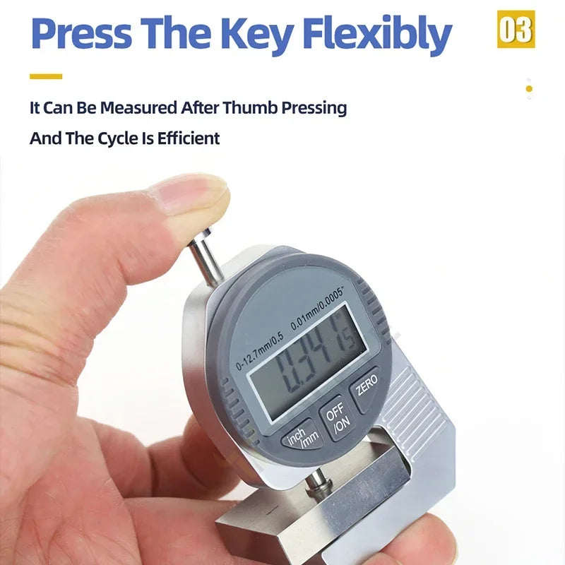 Digital Display Thickness Gauge
