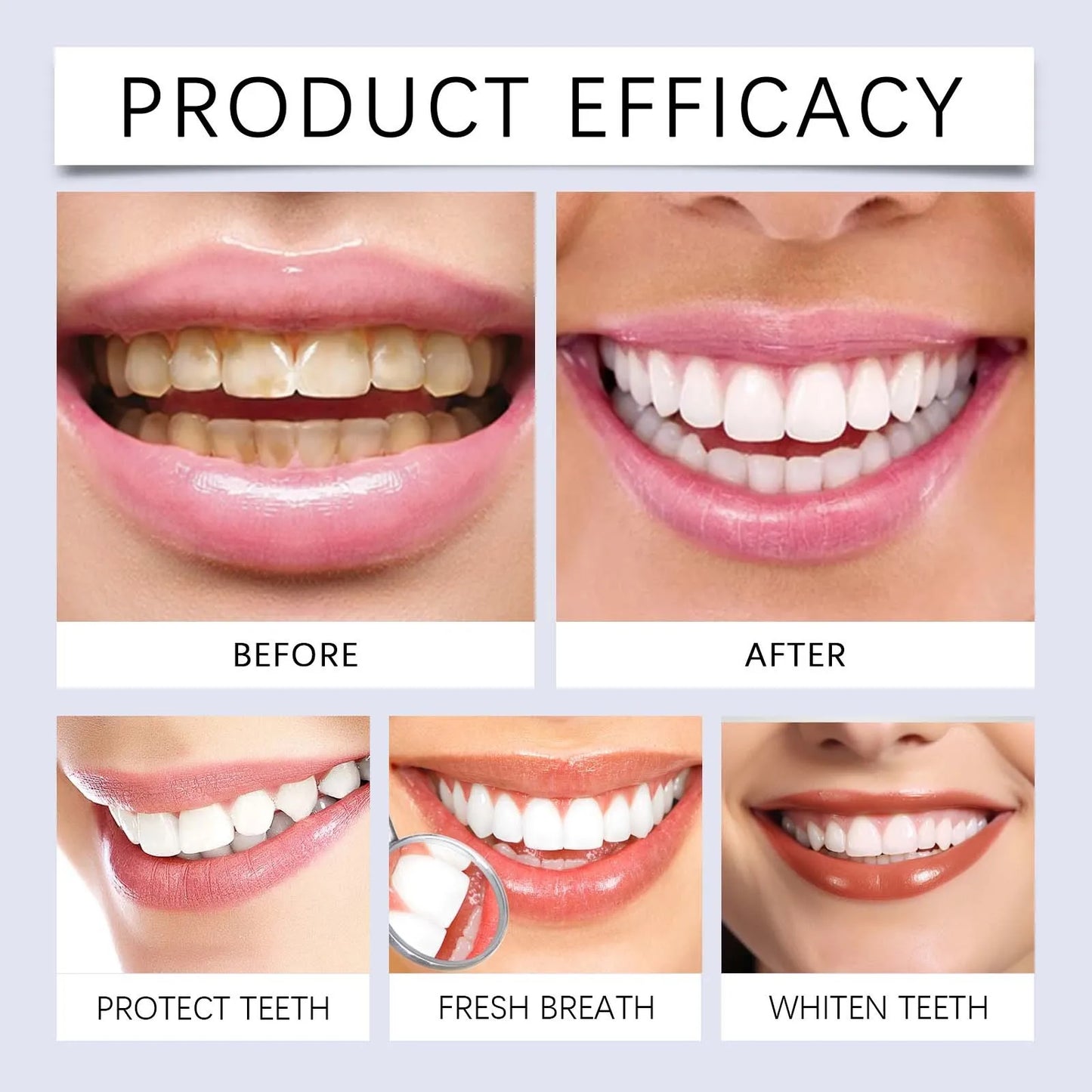Free Hydroxyapatite Enamel Repairing Breath Freshening Whitening Toothpaste