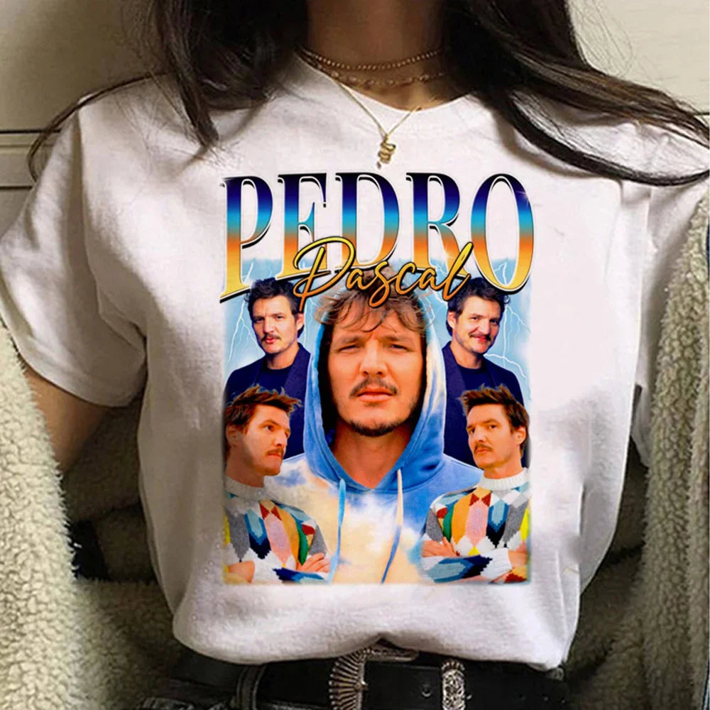 Custom Photo Vintage Tee Personalized Name T-shirt Couple Gifts Black