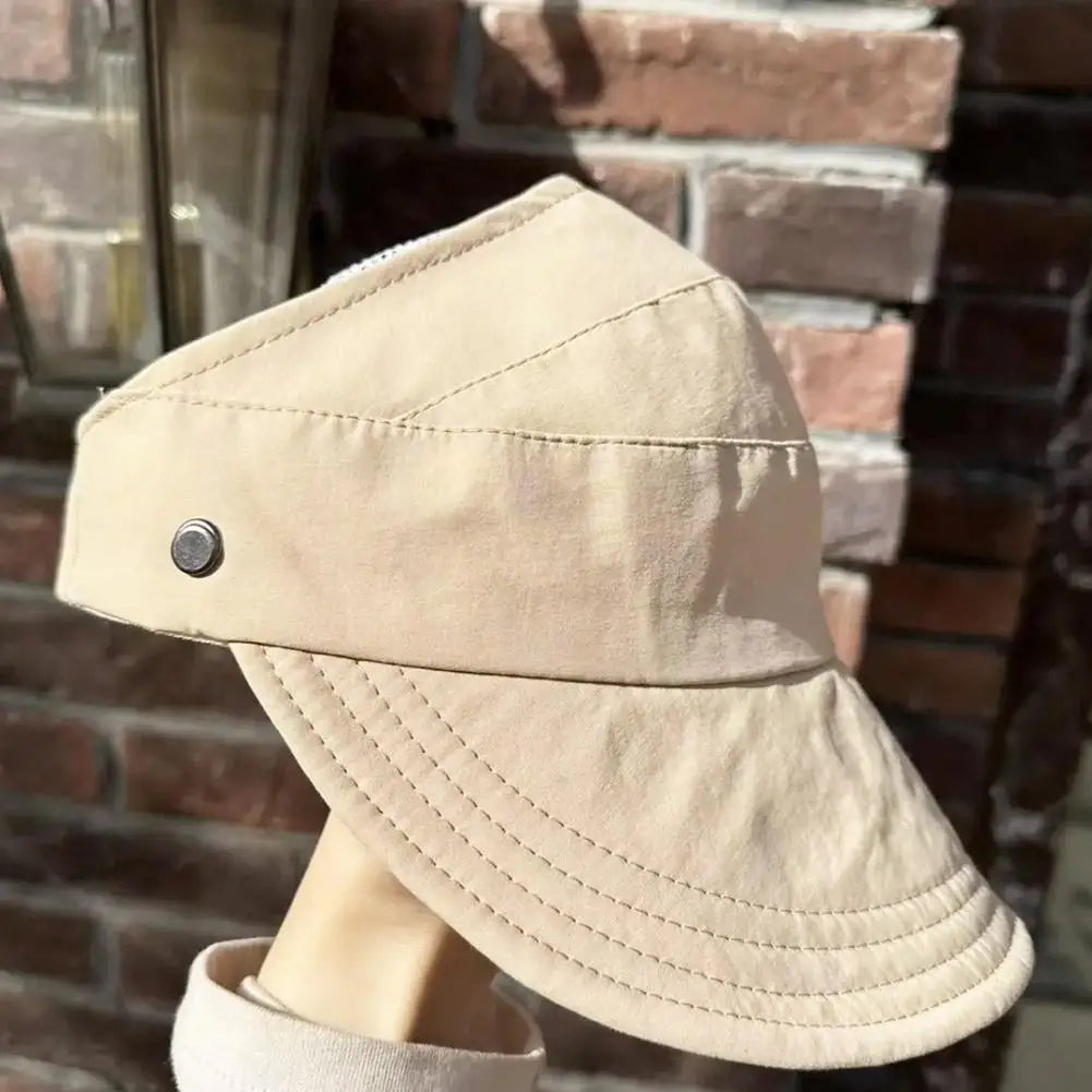 Outdoor UV Protection Hollow Top Sun Hat