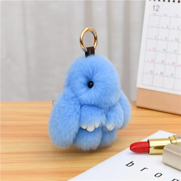 Handmade Soft Bunny PomPom Charms
