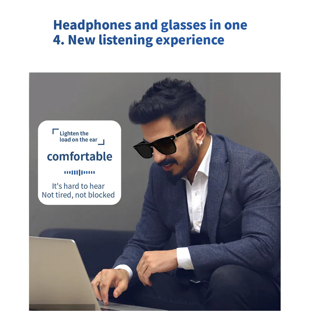 Smart Wireless Headphone Sunglasses