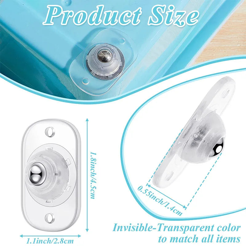 DIY Mini Swivel Caster Wheels