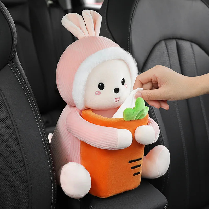 Cute Plush Doll Tissue Box