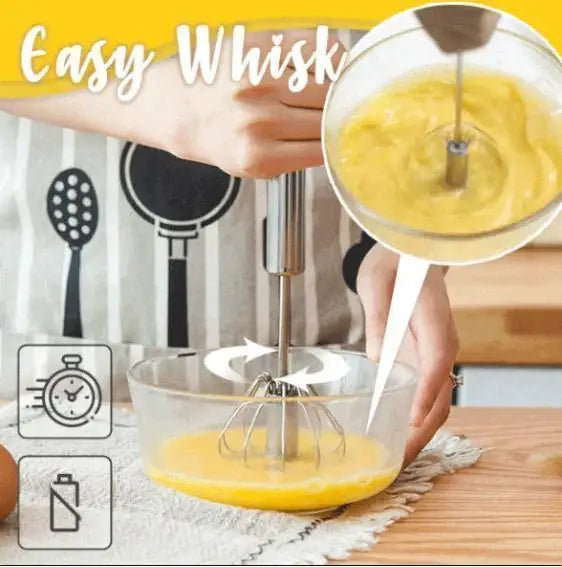 Stainless Steel Semi-Automatic Whisk