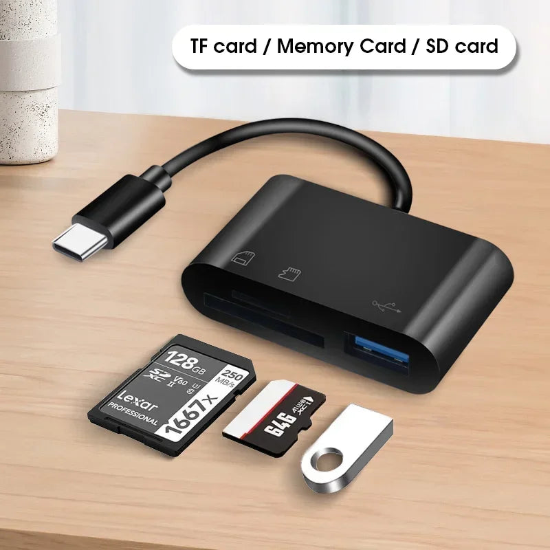 SD/TF/USB Card Reader