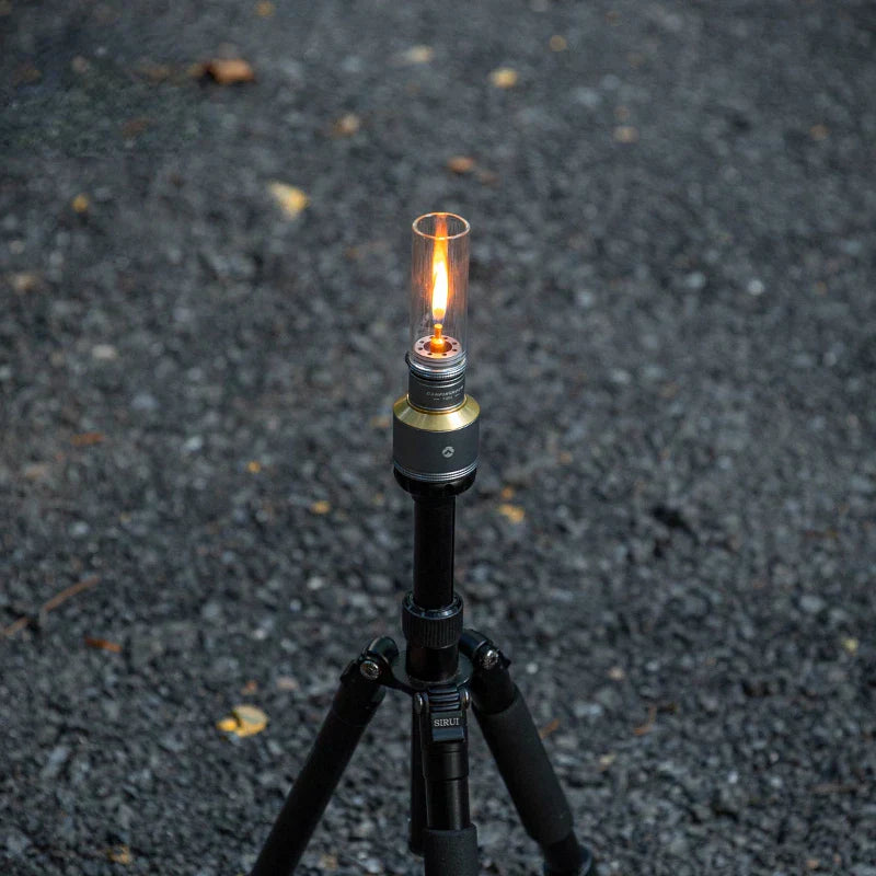 Gas Lamp Candle Holder Outdoor Camping Atmosphere Light Night Candle Light