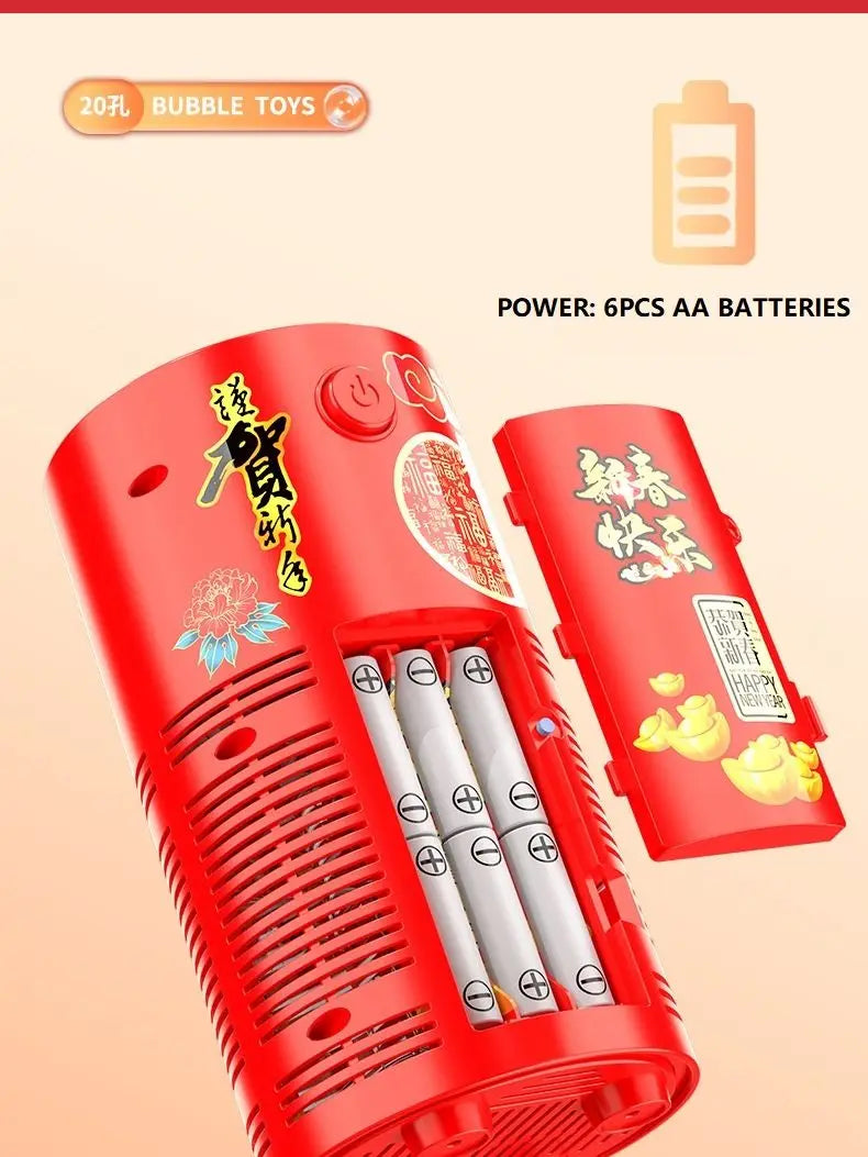 Portable Firework Bubble Machine