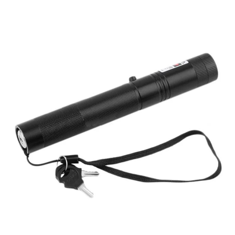 Red and green single-point laser light