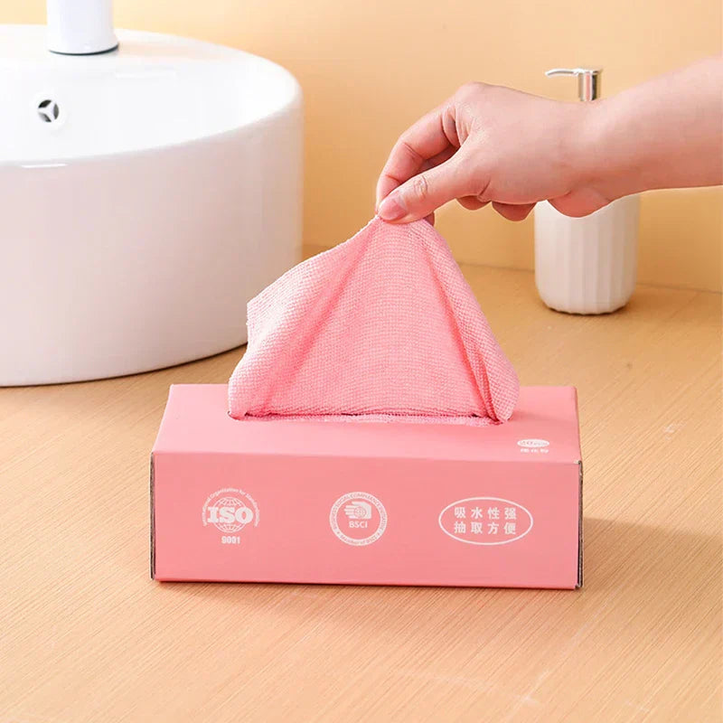Reusable Absorbent Cleaning Cloths