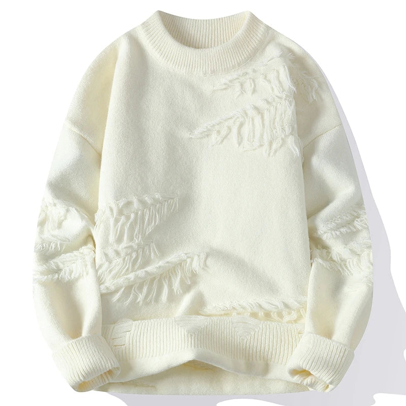 Horizon Gradient Distressed Sweater