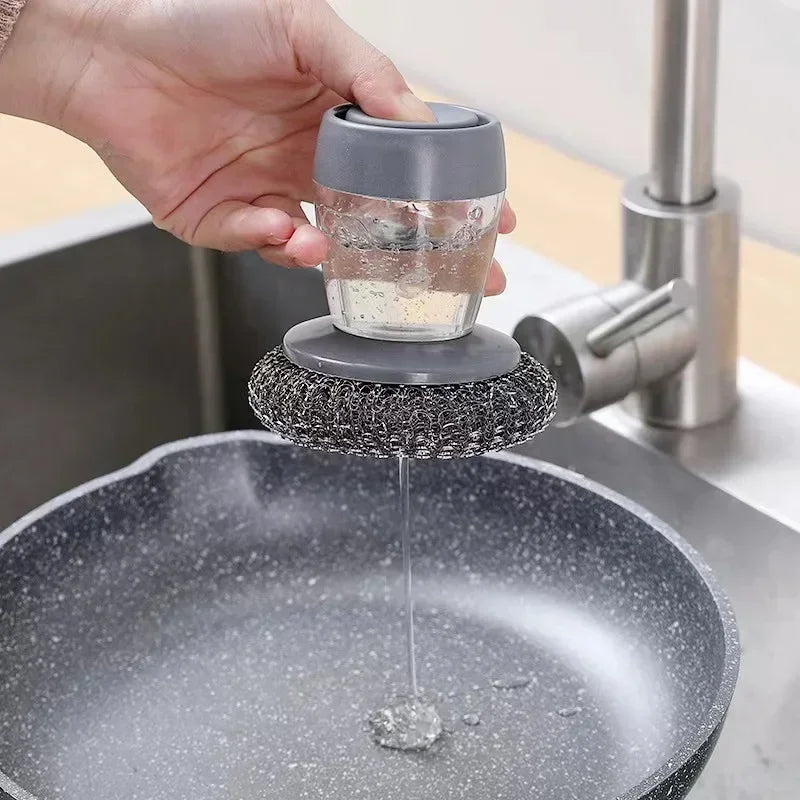 Stainless Steel Sponge Wool Brush