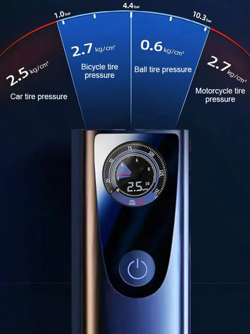 Portable high-power car air pump