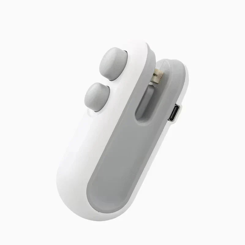 Small 2-in-1 Rechargeable Magnetic Snack Sealer Household Mini Sealing Machine
