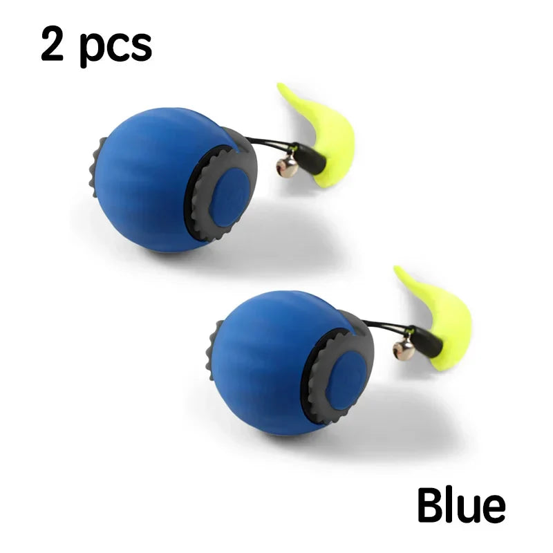 Speedy Tail 2.0 - Interactive Electric Rolling Ball with Teasing Tail – Smart Cat Toy for Indoor & Outdoor Fun