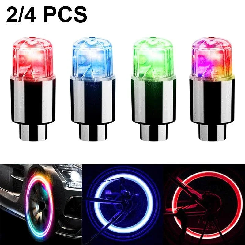 TIRE VALVE CAPS LIGHTS WHEEL LANTERN LIGHTS