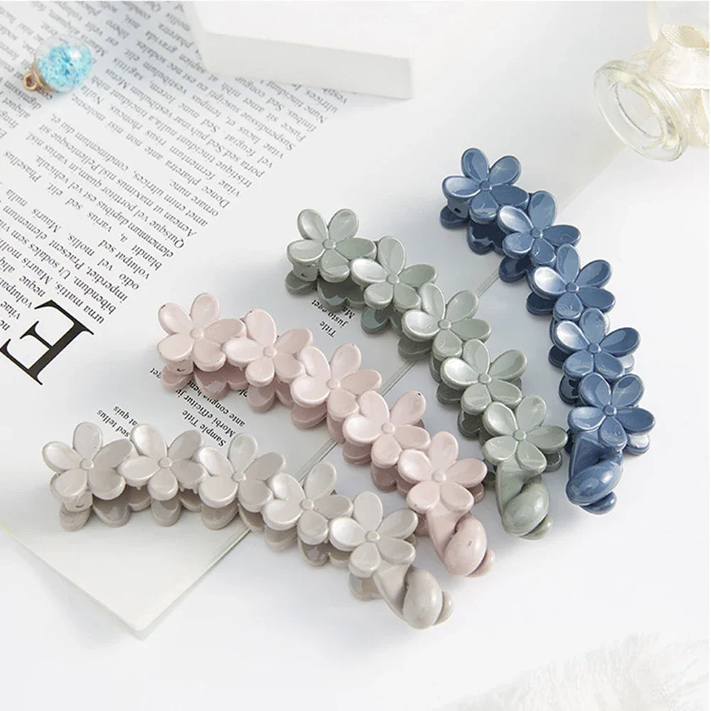(2 PCS) Large Banana Hair Clips Non-slip Ponytail Holder Clip for Women and Girls