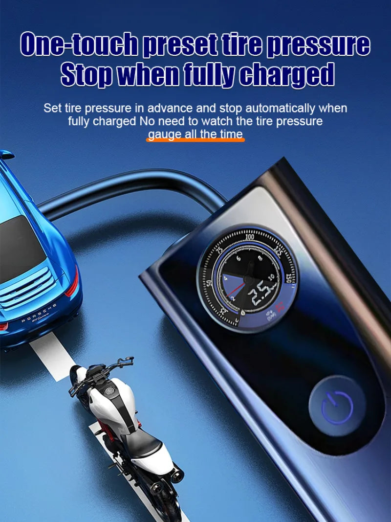Portable high-power car air pump