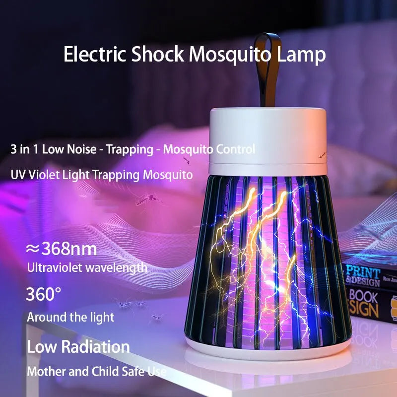 Mozz Guard - Portable Bug Zapper for Indoors Outdoor Fly Zapper Mosquito Trap