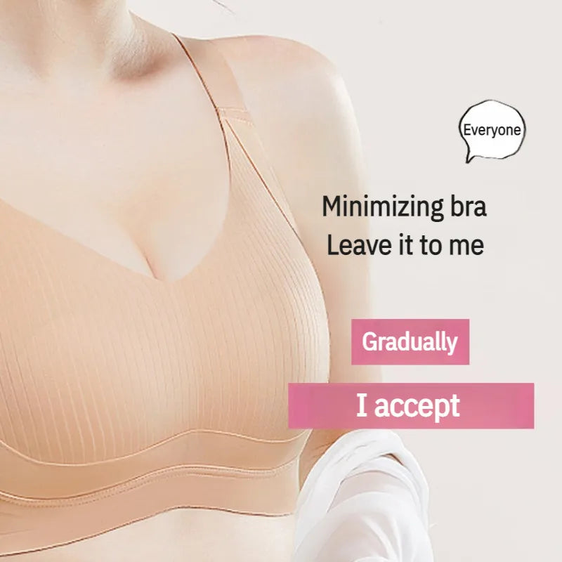 Wire-Free Non-Marking Skin-Friendly Push-Up Bra