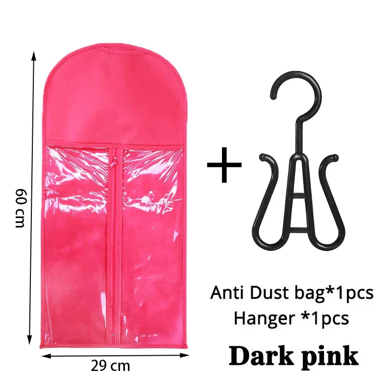 New Design Hourglass-Shaped Wig Storage Bag with Hanger