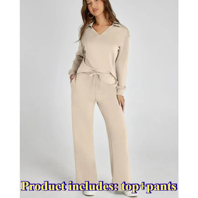 Women's 2 Piece Sets Outfits Casual Long Sleeve Sweatsuits Sets