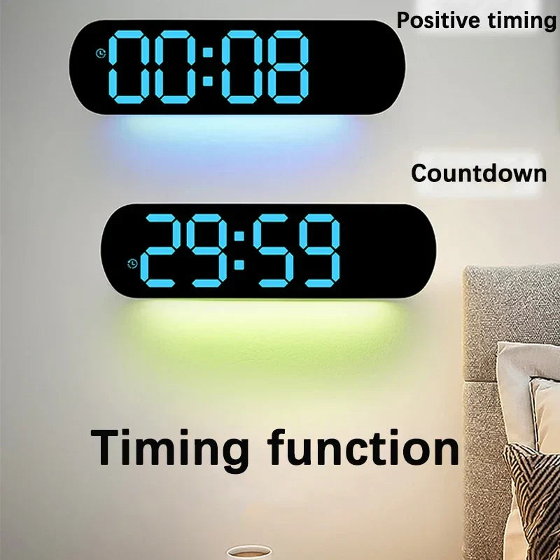Upgraded Digital Wall Clock Large Display