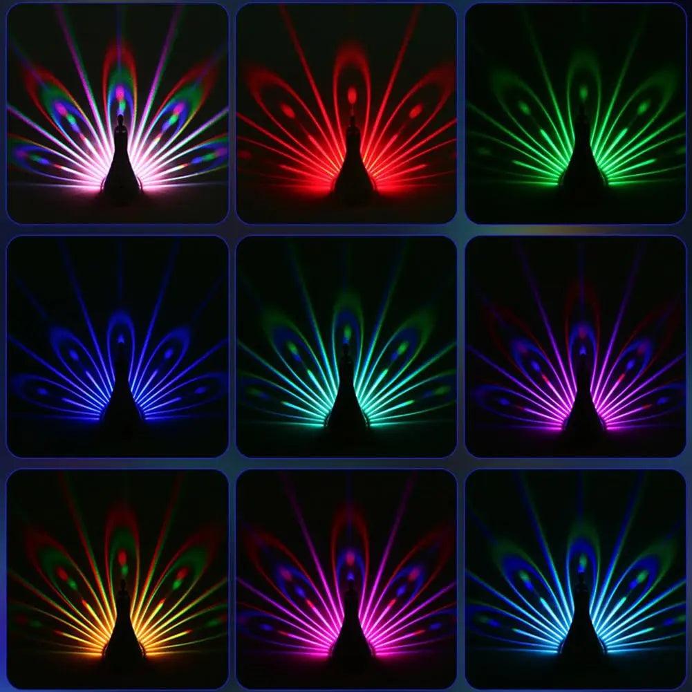 Peacock Projection Light
