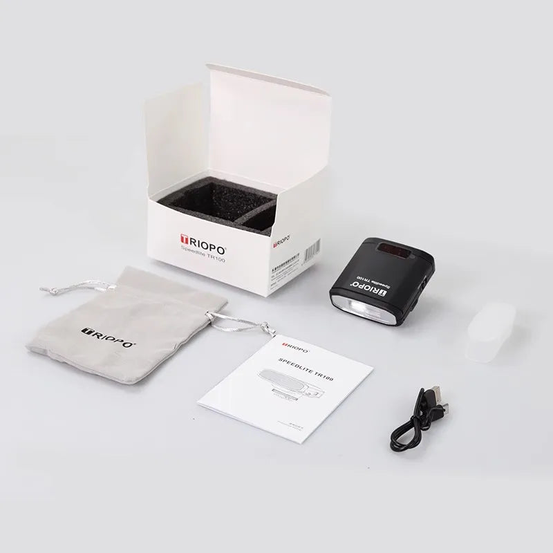 TR-100 Mini Camera Flash Light Speedlite Universal for Canon Nikon Sony