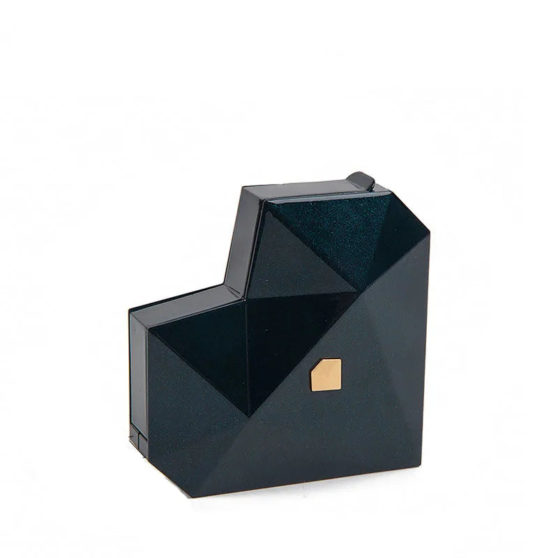 Heart Ring Box with Heart Promise Ring Open Adjustable Ring Multicolor Gift For Lover For Her