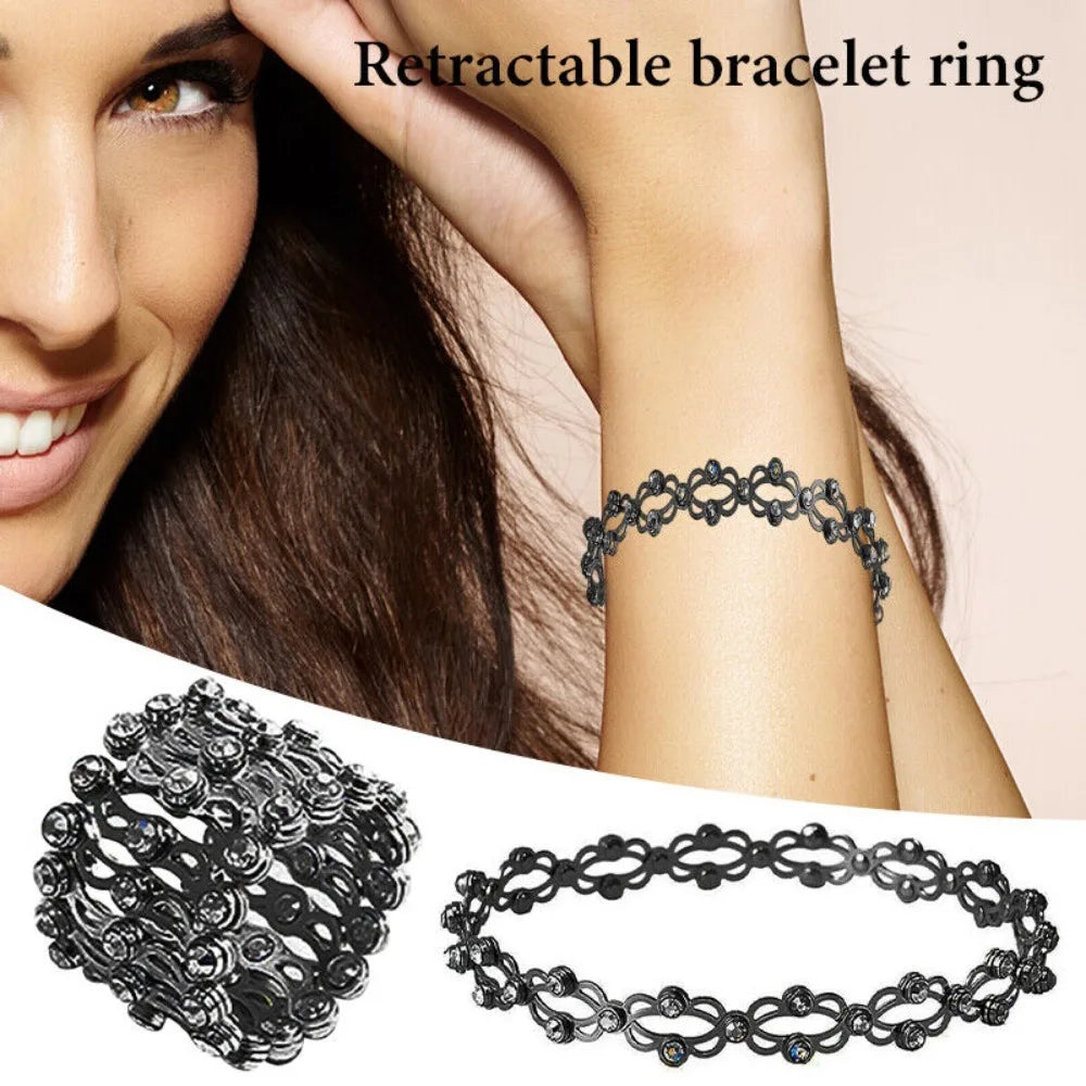 Folding Retractable Ring Bracelet