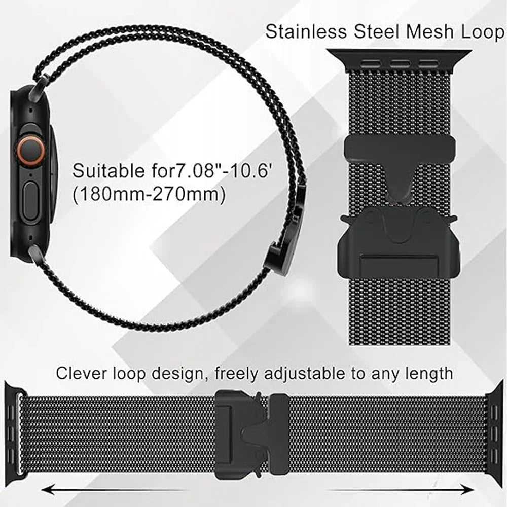 Explorer Milanese Loop Band For Apple Watch