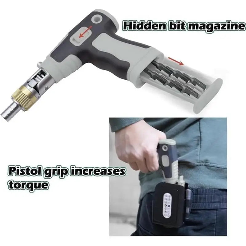 Portable 16 in 1 Ratchet Screwdriver Set Upgraded Design Magnetic Handle