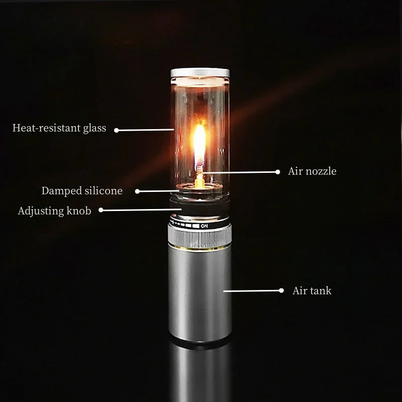 Outdoor Camping Gas Lamp Atmosphere Lamp Inflatable Candle Lamp Small Gas Lamp