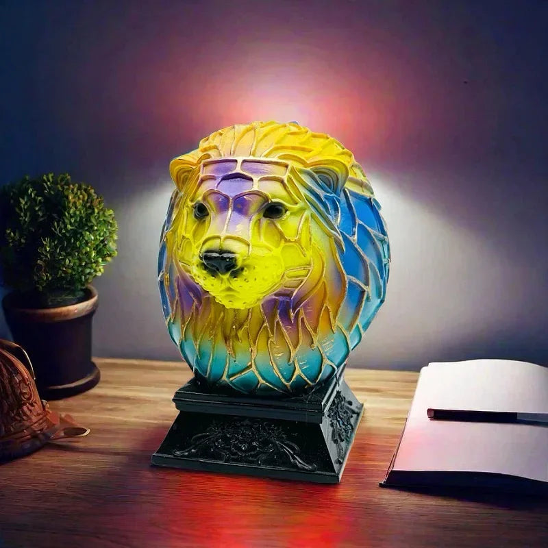 Resin Animal Table Lamp