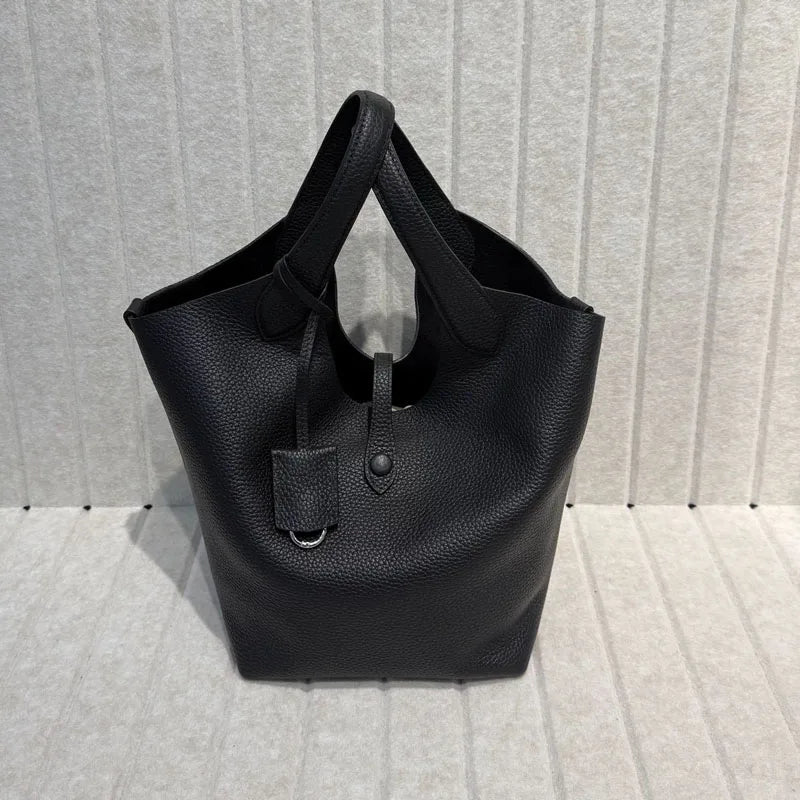 The Vibrant Leather Tote