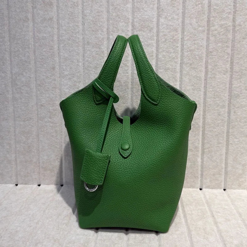 The Vibrant Leather Tote