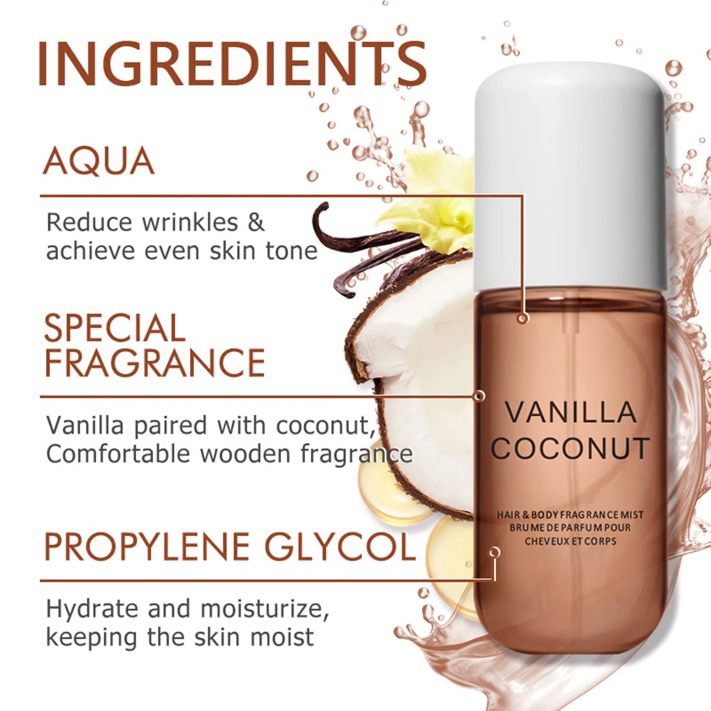Full Size Body Mist (Vanilla Skin) - 50 ml