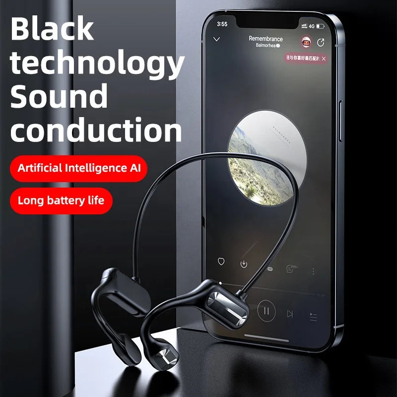 Bone Conduction Headphones - Bluetooth Wireless Headset